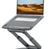 61BilDos9dL Telescopic Laptop Stand for Desk Gray