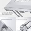 Adjustable Laptop Stand Silver