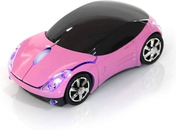 Pink Wireless Car Mouse