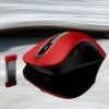 memzuoix 2.4G Wireless Mouse Red