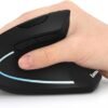 61sTsdOHFtL._AC_UF894,1000_QL80_ Ergonomic LEKVEY Vertical Wireless Mouse Black