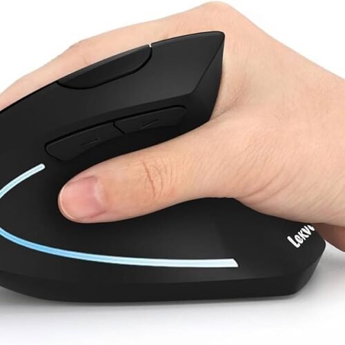 61sTsdOHFtL._AC_UF894,1000_QL80_ Ergonomic LEKVEY Vertical Wireless Mouse Black