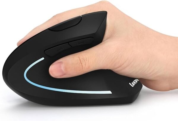 61sTsdOHFtL._AC_UF894,1000_QL80_ Ergonomic LEKVEY Vertical Wireless Mouse Black