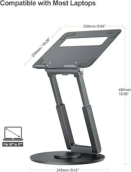 61xd2DzritL._AC_UF350,350_QL80_ Telescopic Laptop Stand for Desk Gray