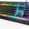 TECKNET Gaming Keyboard Whisper Quiet Gaming Switch