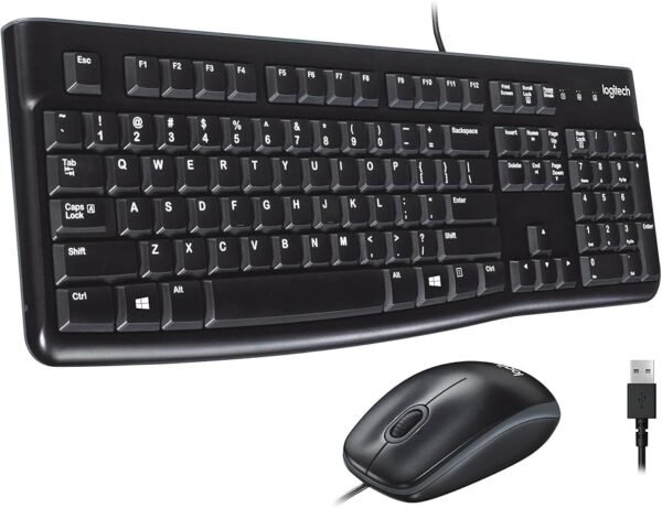 Logitech MK120 Wired Keyboard and Mouse Combo