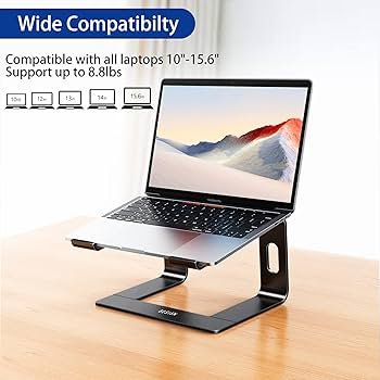 Aluminum Laptop Stand Black