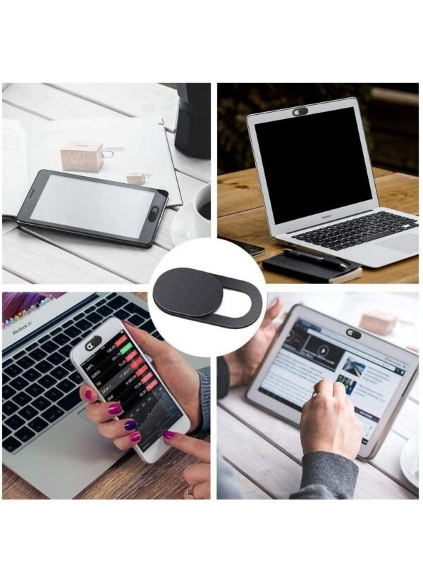 Webcam Cover 3 Pack Black