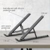 Laptop Stand for Desk Black