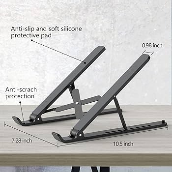 Laptop Stand for Desk Black