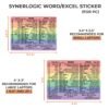 Synerlogic Word Excel Windows Shortcut Sticker