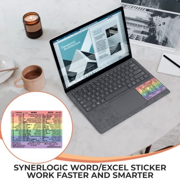Synerlogic Word Excel Windows Shortcut Sticker