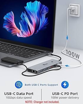 71hRUzk7tEL._AC_UF350,350_QL80_ 13 in 1 USB C Docking Station