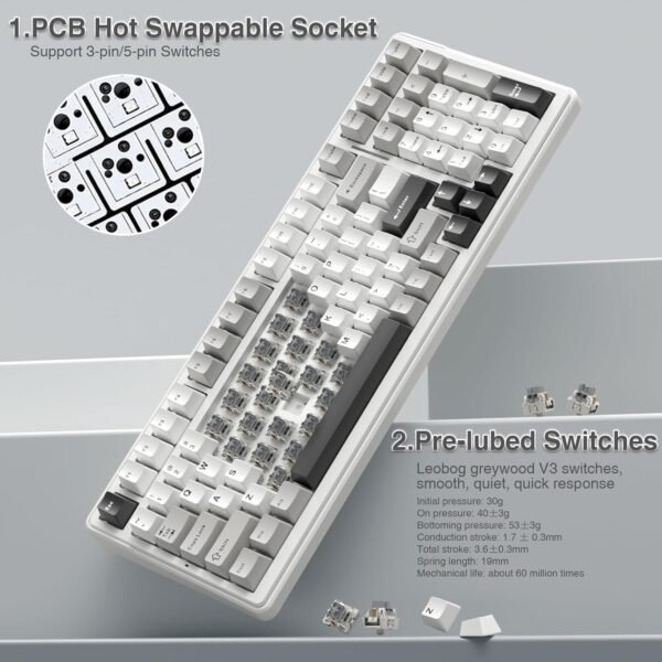 71kMlC7o6oL._AC_SL1500_ AULA F99 Wireless Mechanical Keyboard