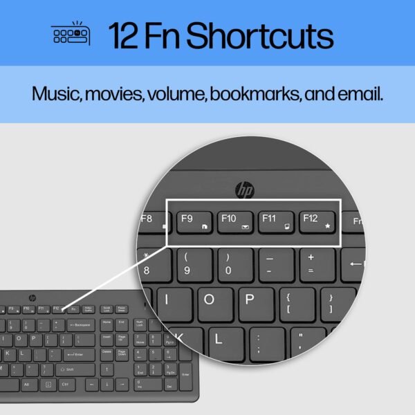 HP 150 Wired Keyboard Black