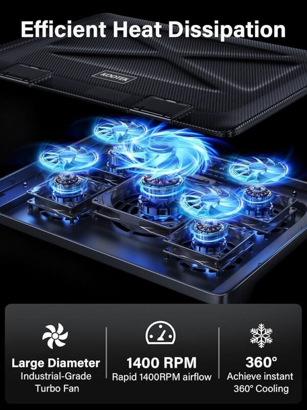 81FU0pPJ8rL._AC_UF1000,1000_QL80_ Kootek Laptop Cooling Pad Blue