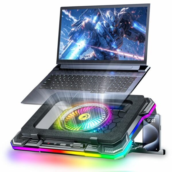 ChillCore RGB Gaming Laptop Cooling Pad with Turbo Fan K1 5V RGB