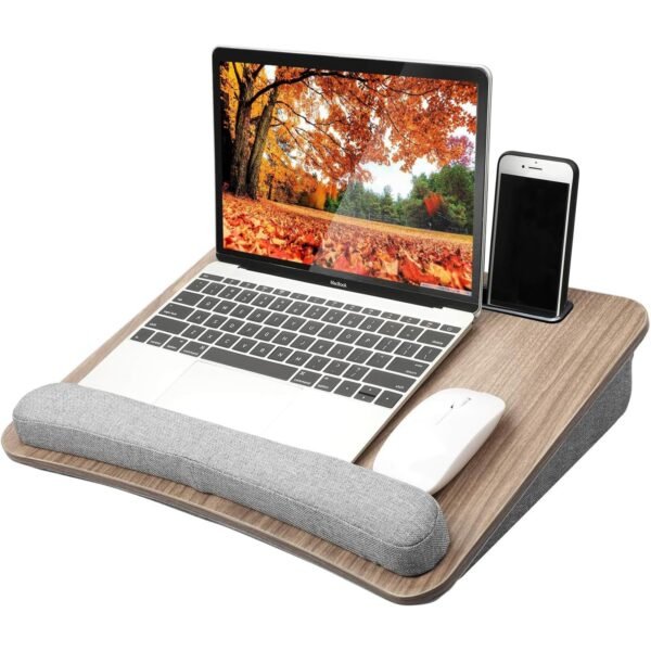 81kDE0FCL0L HUANUO Portable Lap Laptop Desk with Pillow Cushion
