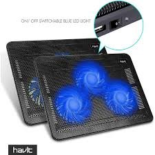 Laptop Cooler Cooling Pad Black