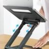 images (21) Telescopic Laptop Stand for Desk Gray